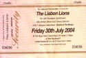 Lisbon Lions night in Jersey 2004